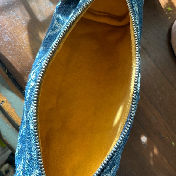 Louis Vuitton Monogram Denim Speedy GM Pochette Case (Cosmetic/Pen Case) RARE - Picture 12 of 12